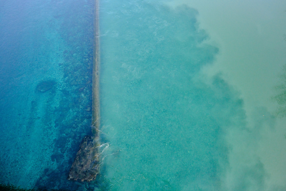Two rivers meet